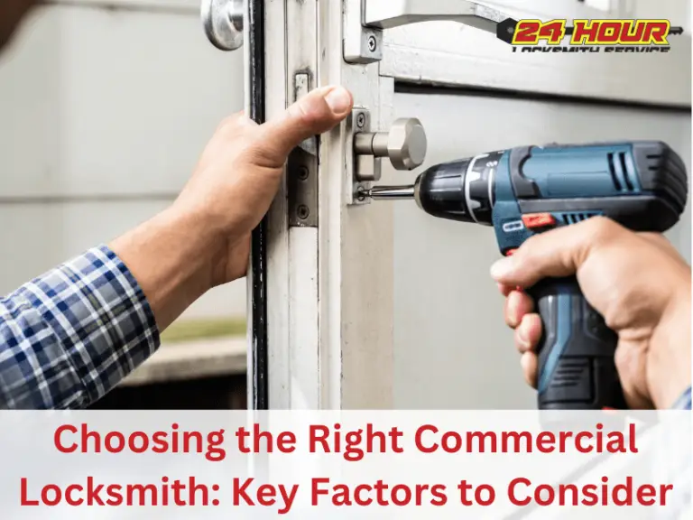 Choosing the Right Commercial Locksmith Key Factors to Consider