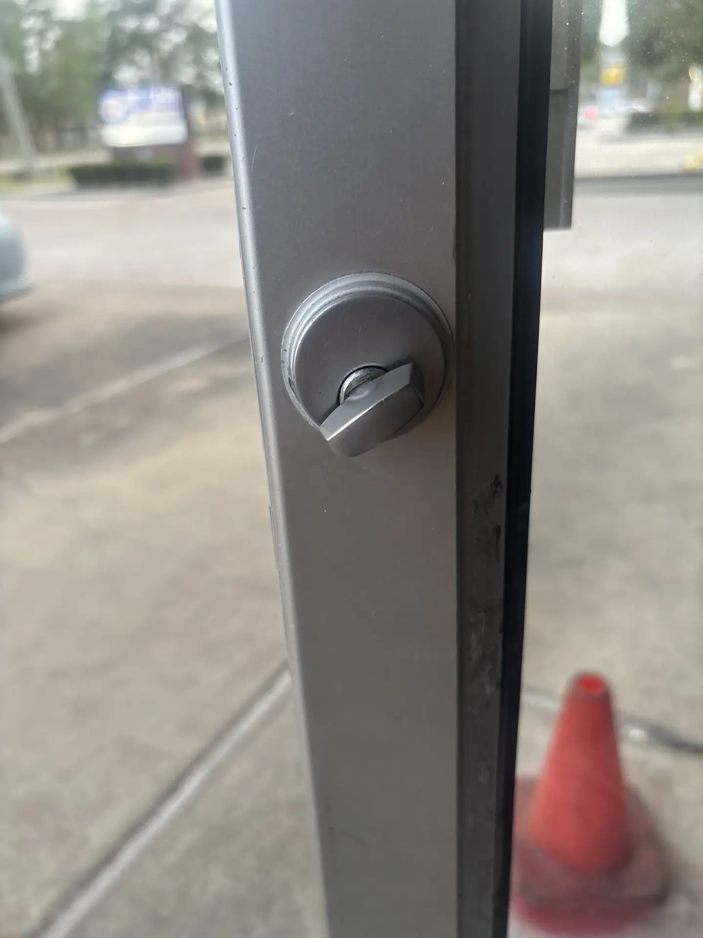 residential door and lock service shown in a real service photo