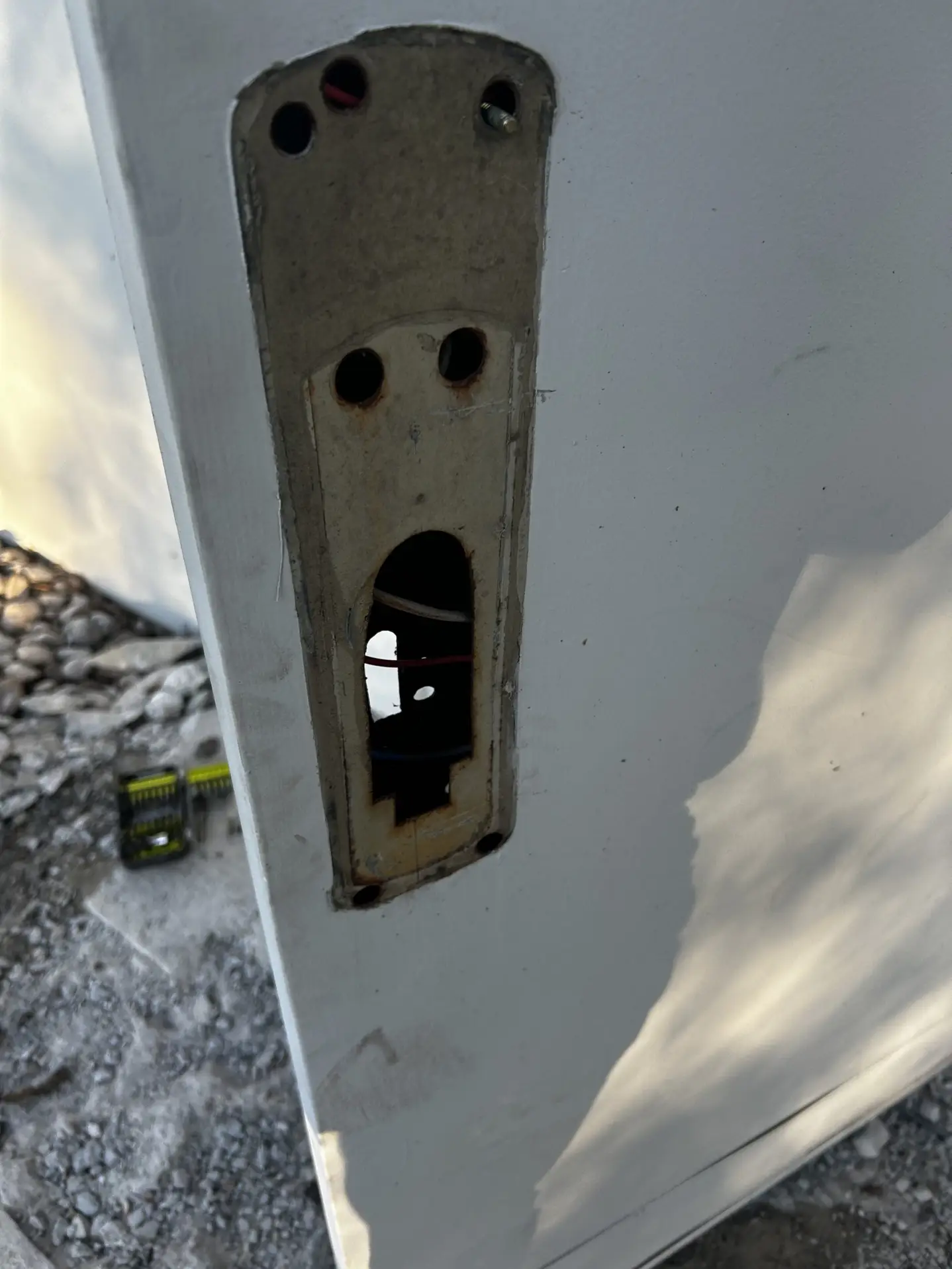 residential door and lock service shown in a real service photo