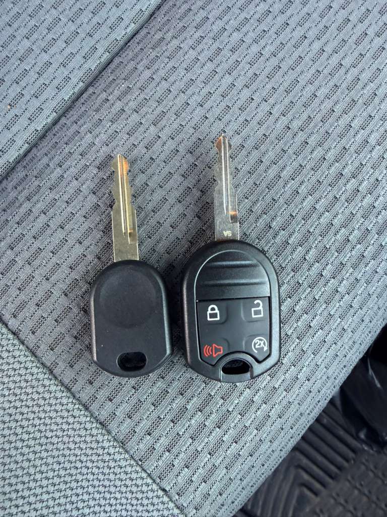 Two vehicle keys prepared as working copies